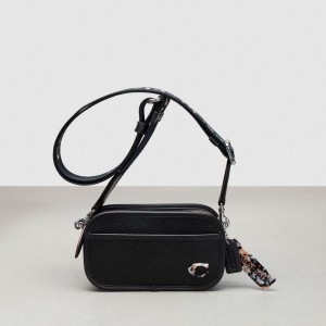 Bolsa Cruzada COACH® Crossbody Belt In Coachtopia Leather Mujer Negras | COYXB302