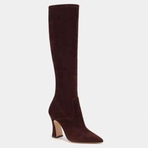 Botas COACH® Cece Mujer Cafe | COTCH780