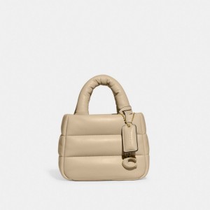 Tote COACH® Mini Pillow Mujer Blancas | COQMO152