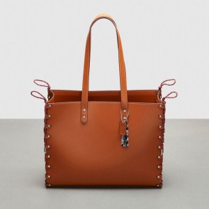 Tote COACH® The Re Laceable: Large Mujer Marrones | COPJM142