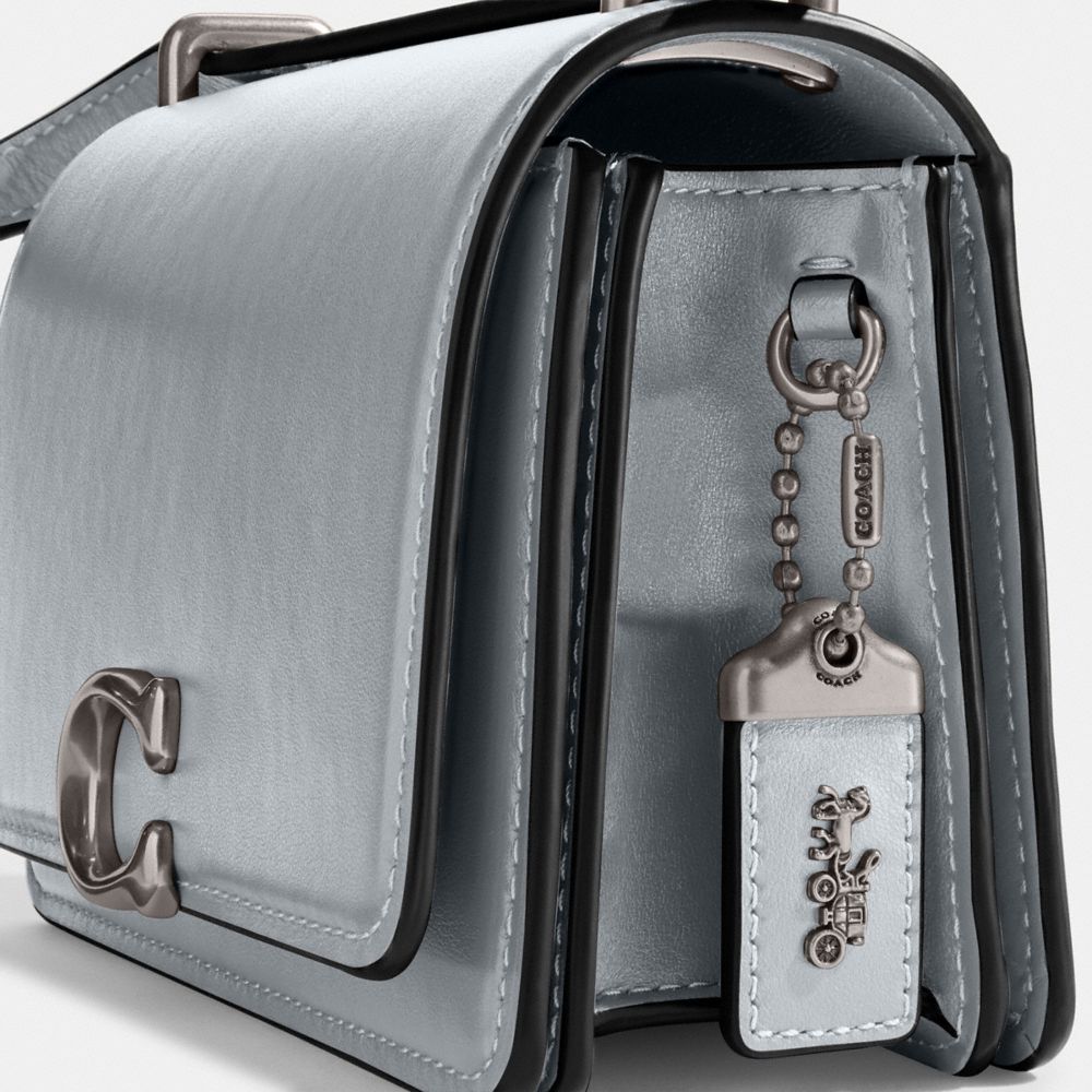 Bolsa Cruzada COACH® Bandit Mujer Plateadas Gris Azules | COPJS317