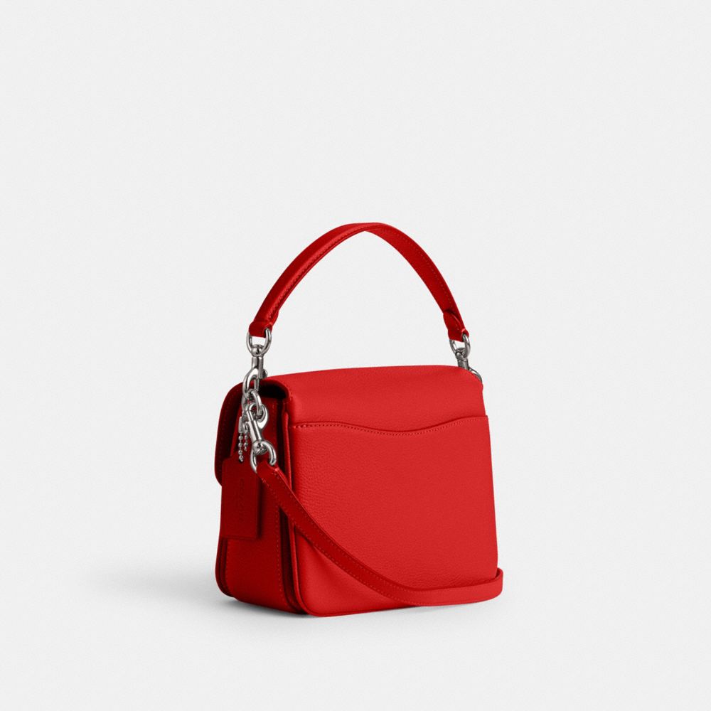 Bolsa Cruzada COACH® Cassie 19 With Heart Strap Mujer Plateadas Rojas | COWNR309