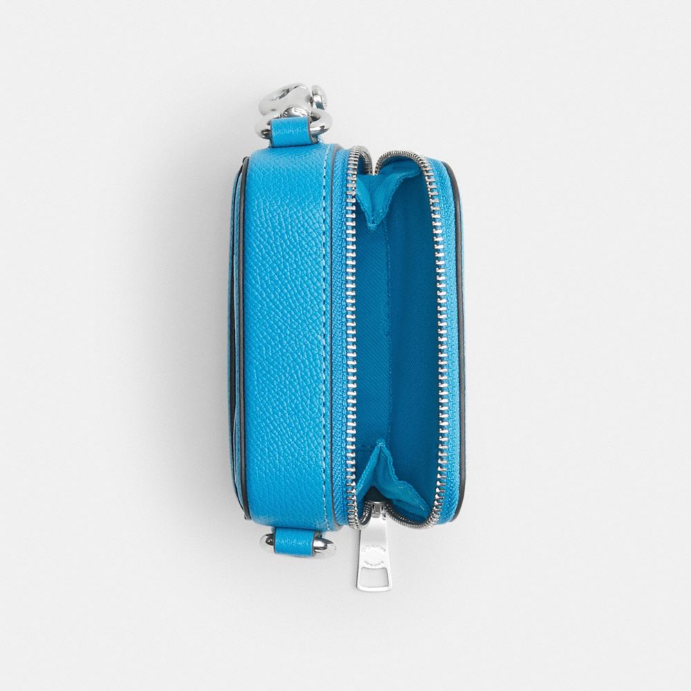 Bolsa Cruzada COACH® Crossbody Pouch Mujer Azules | COUZV301