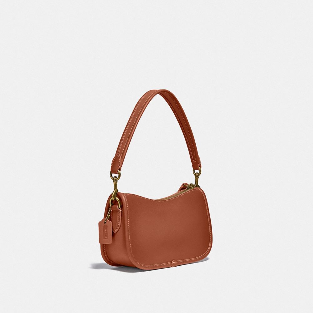 Bolsa Cruzada COACH® Swinger 20 Mujer Marrones | COCOQ279