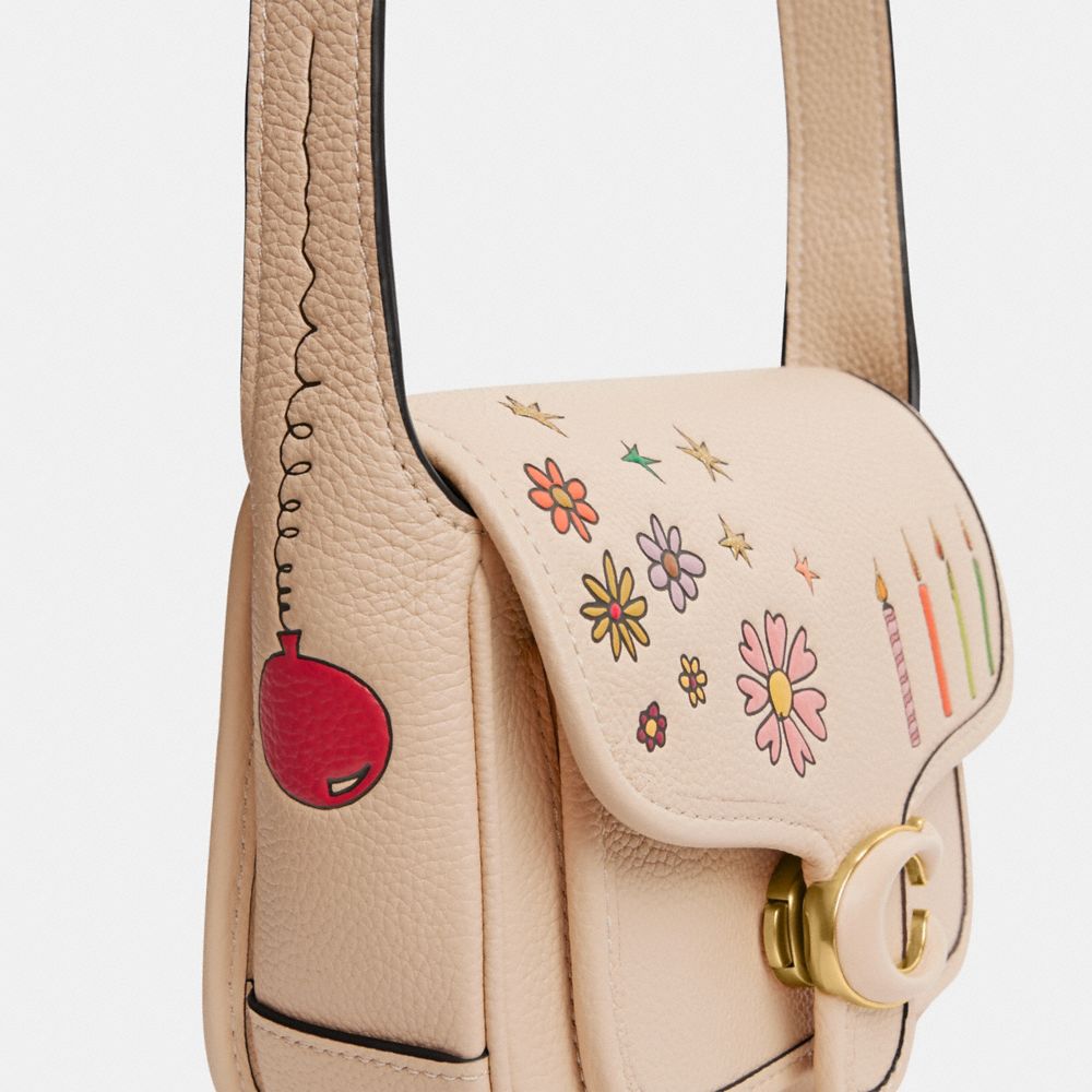 Bolsa Cruzada COACH® X Observed By Us Tabby Messenger 19 Mujer Blancas Multicolor | COOKD264