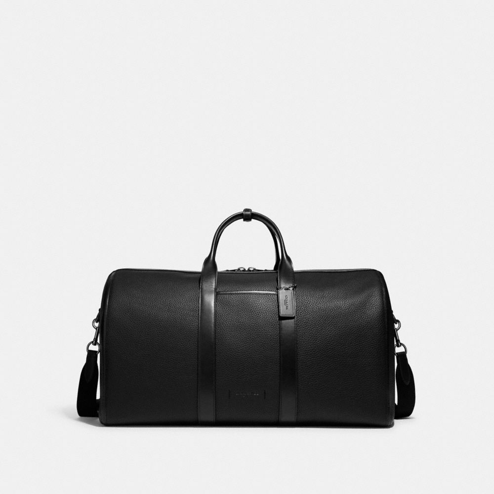 Bolsa Duffle COACH® Gotham Hombre Negras Cobra | CONWU852