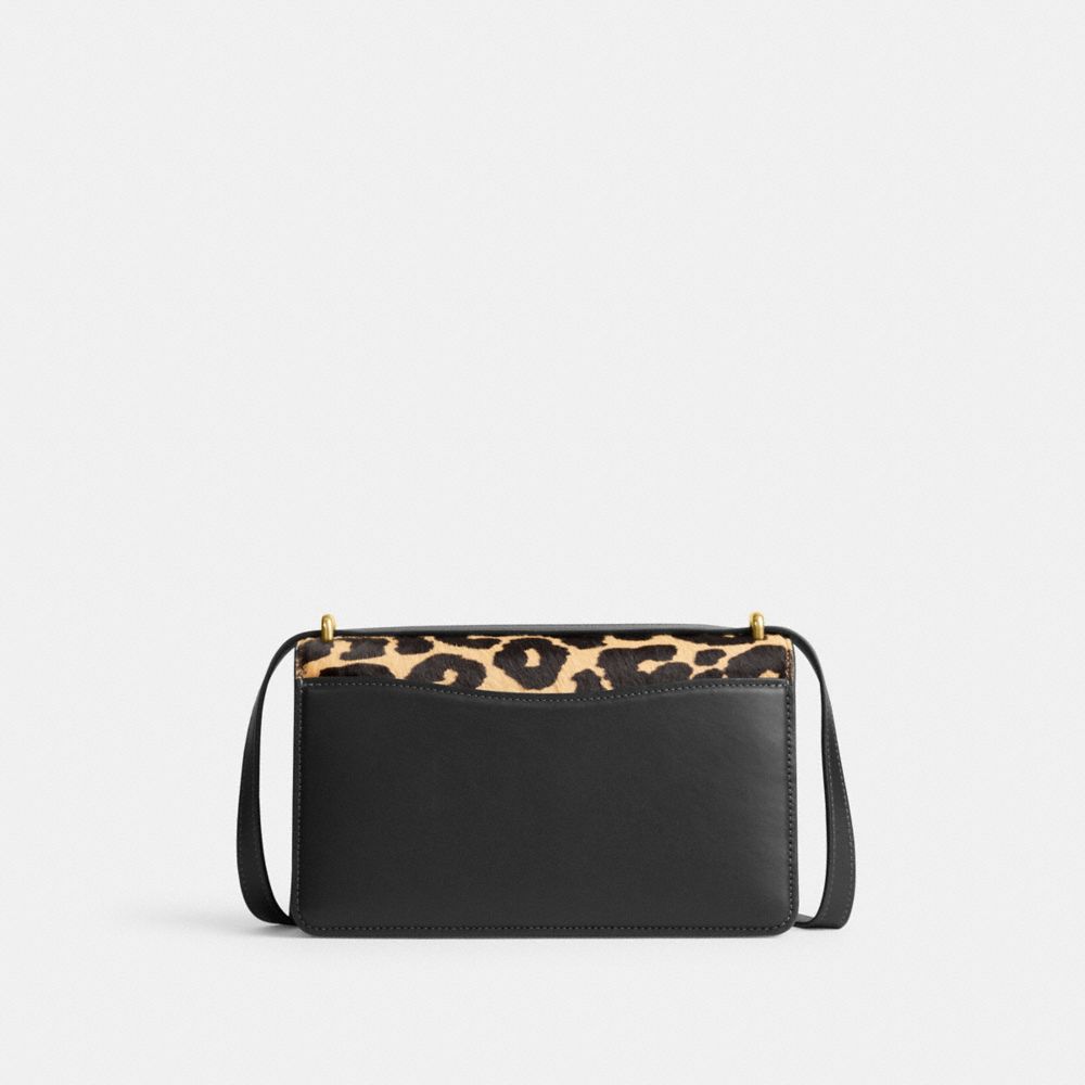 Bolsa de Hombro COACH® Bandit In Haircalf With Leopard Print Mujer Leopardo | COZUM223