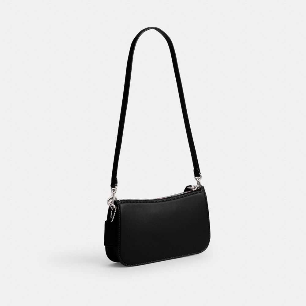 Bolsa de Hombro COACH® Penn Mujer Plateadas Negras | COEBR201