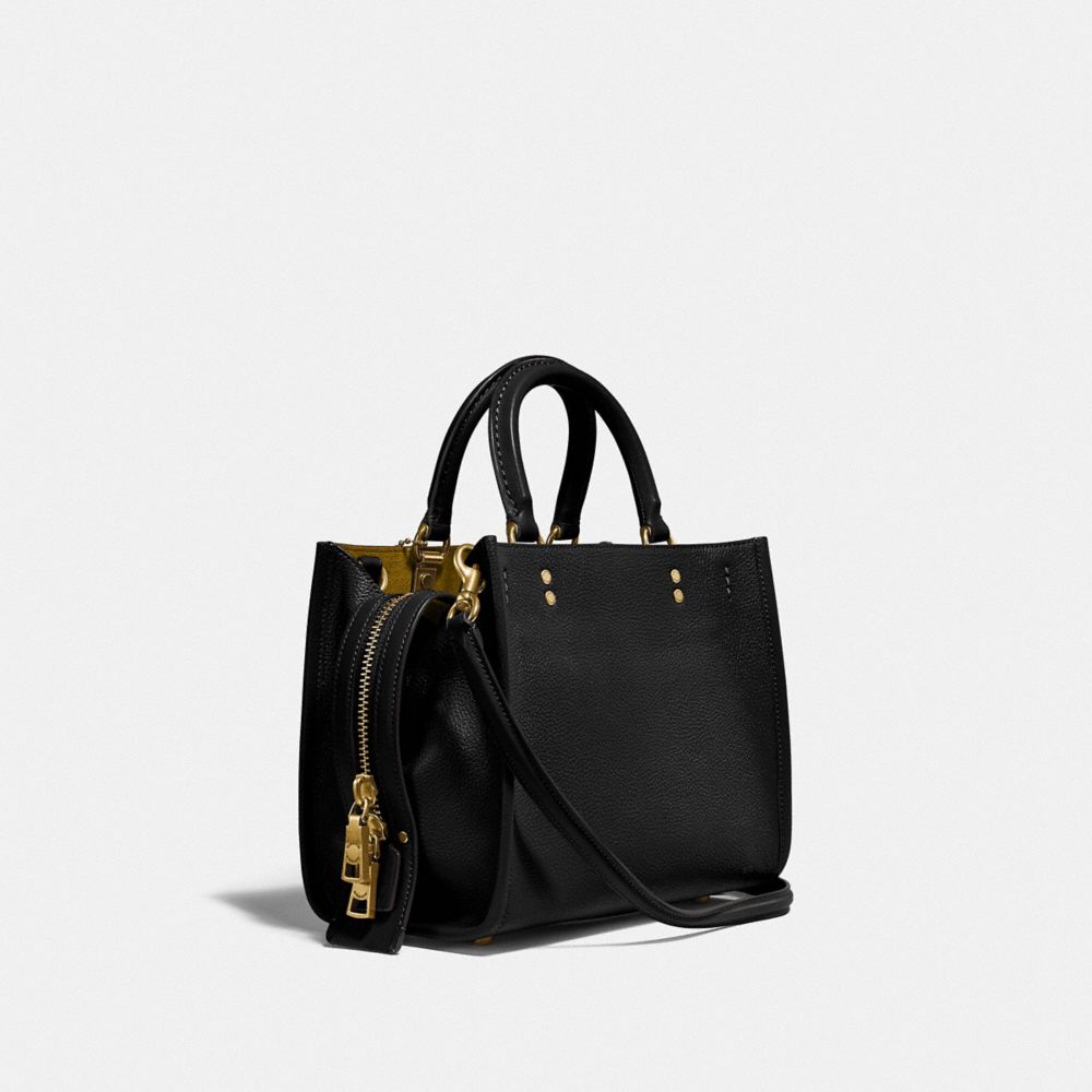 Bolsa de Hombro COACH® Rogue 25 Mujer Negras | COFDZ190