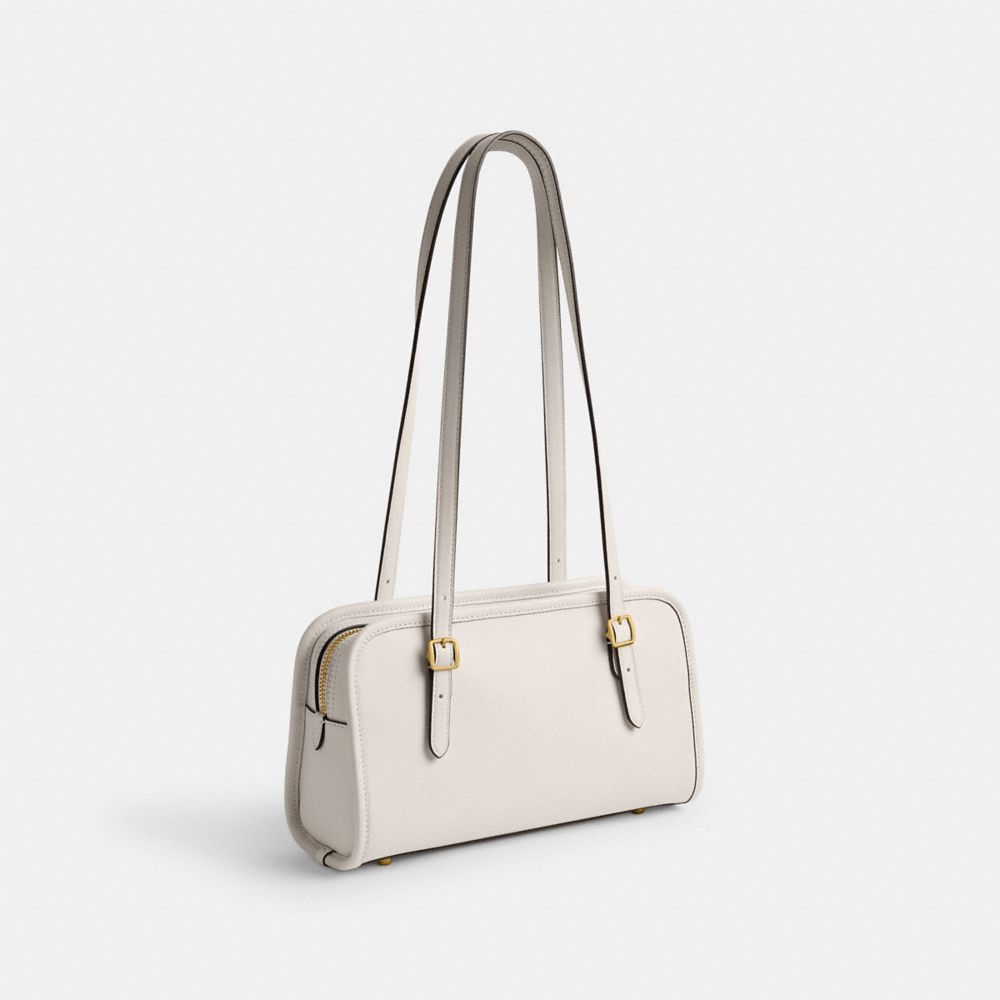 Bolsa de Hombro COACH® Swing Zip Mujer Blancas | COLIG185