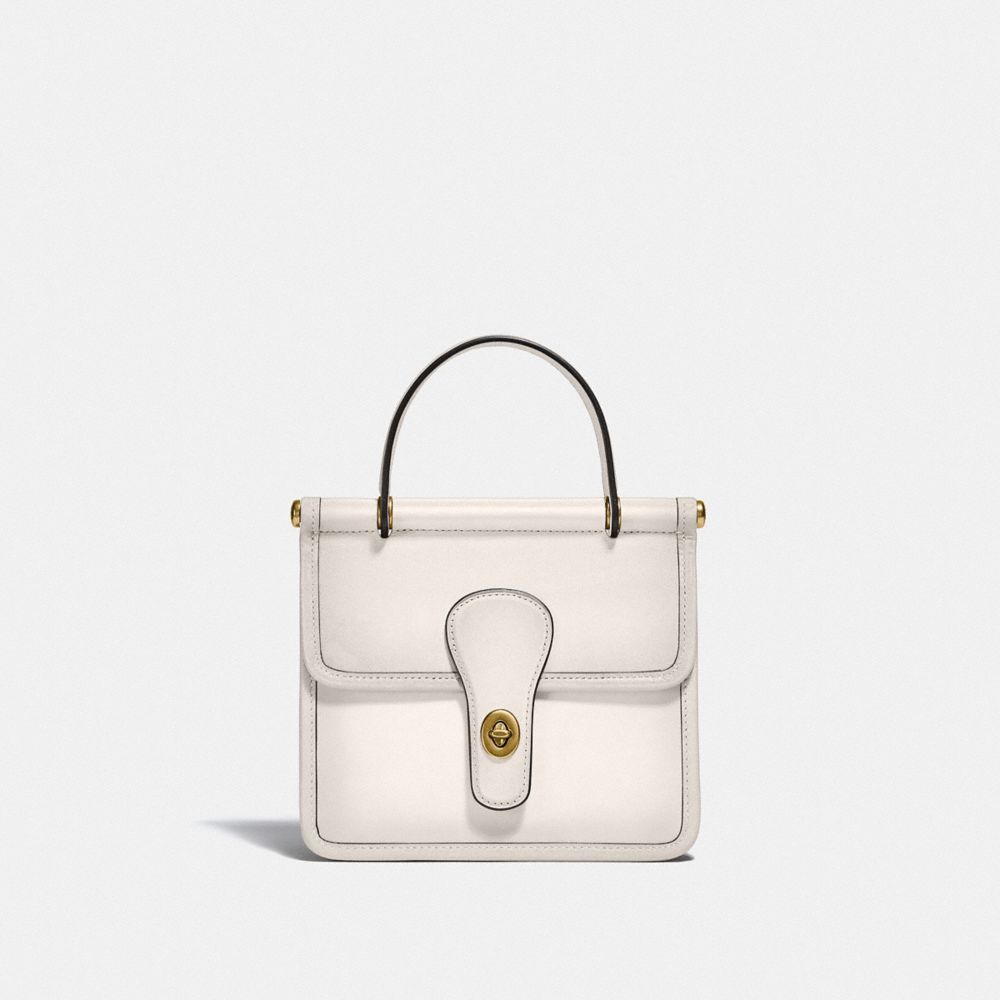 Bolsa de Mano COACH® Willis Top Handle 18 Mujer Blancas | CONWR228