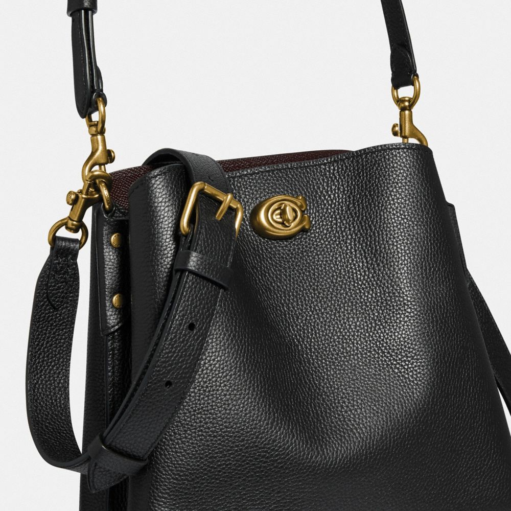 Bolso Saco COACH® Willow Mujer Negras | COKOP342