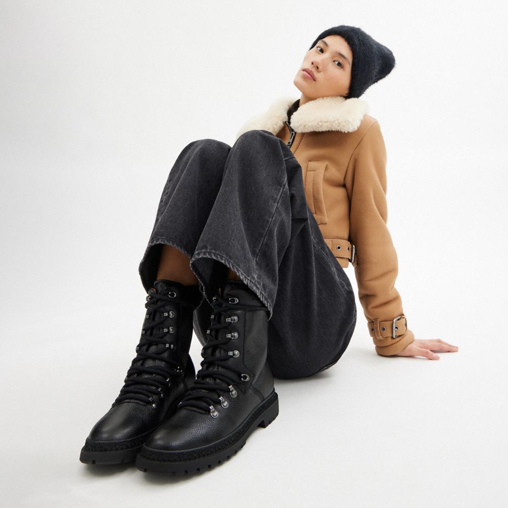 Botas COACH® Callan Mujer Negras | COOKZ784