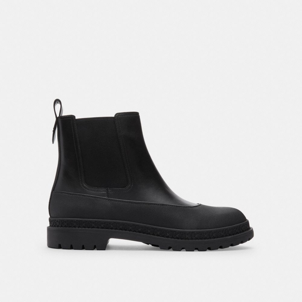 Botas COACH® Carver Hombre Negras | COILV976