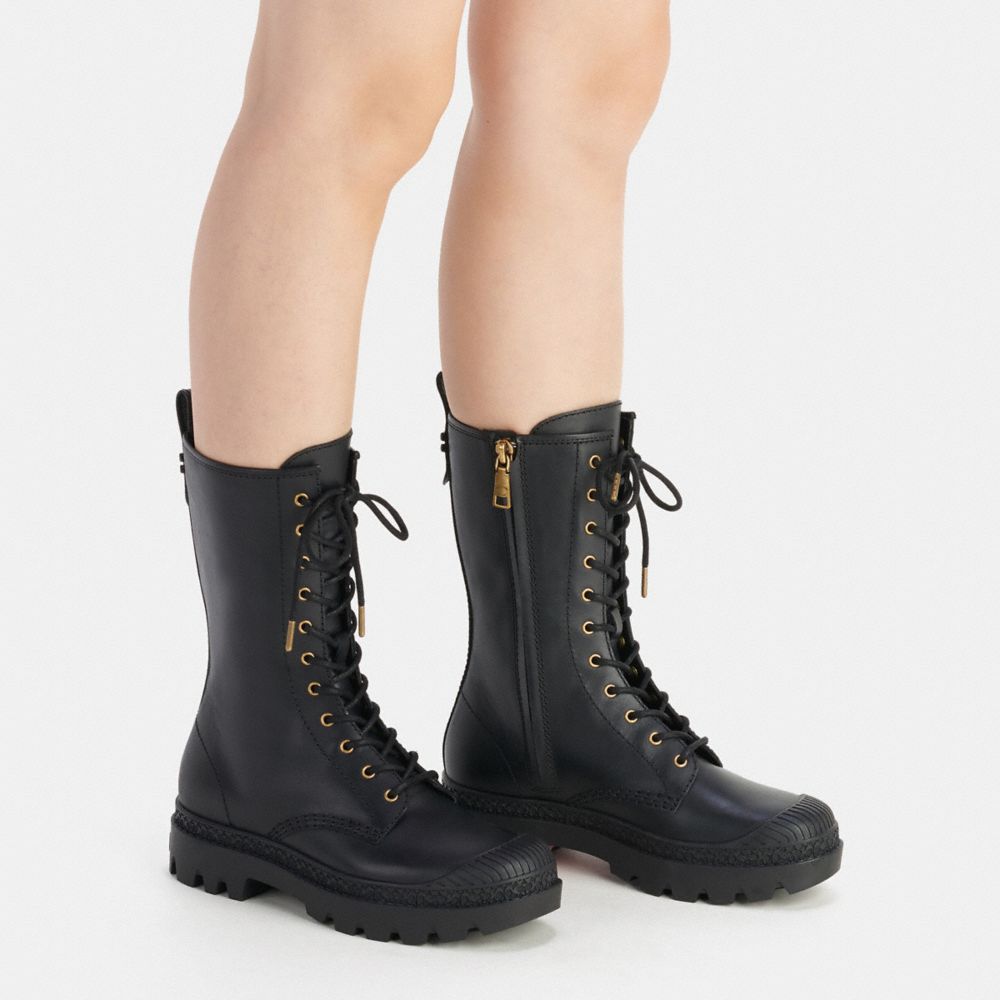 Botas COACH® Tasha Mujer Negras | CODFM763