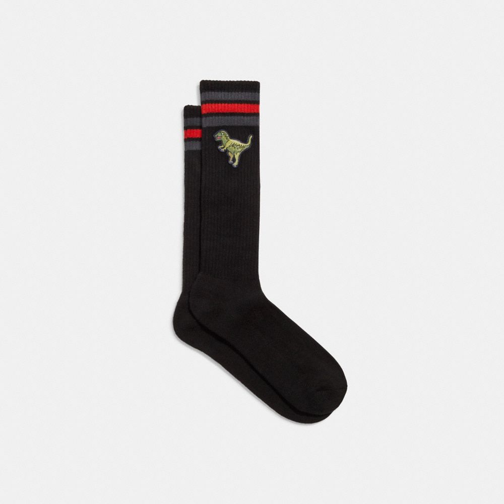 Calcetines COACH® Sport Calf Hombre Negras | CONWS803