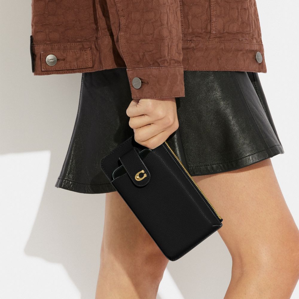 Cartera COACH® Essential Phone Mujer Negras | COFDB113