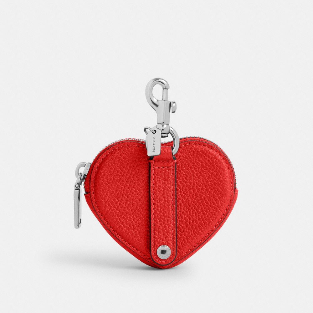 Cartera COACH® Heart Coin Purse Mujer Rojas | COSGC111