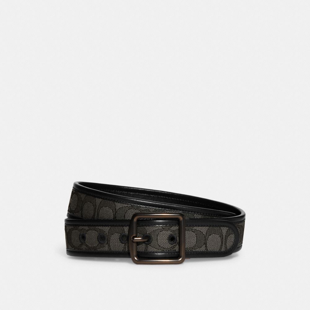 Cinturón COACH® Harness Buckle, 38 Mm Hombre Negras | COFDV814