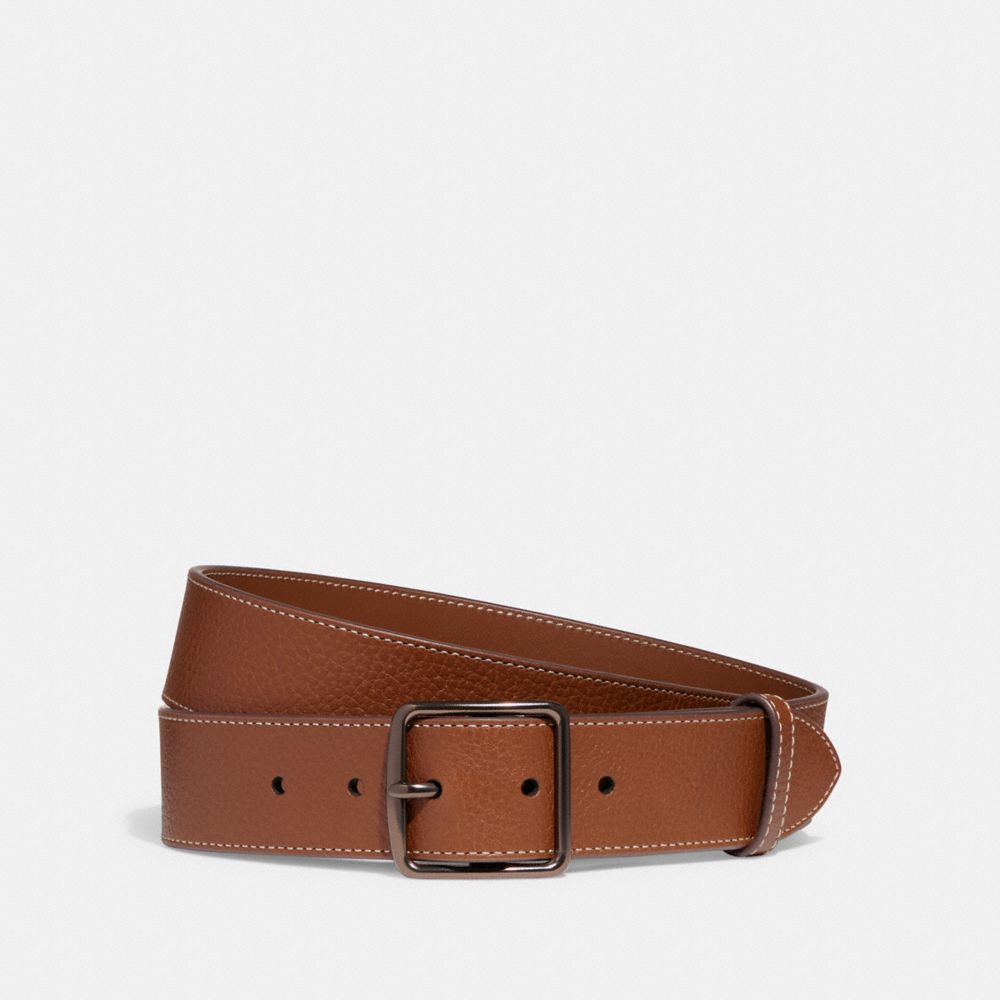 Cinturón COACH® Harness Buckle, 38 Mm Hombre Marrones | CODFB815