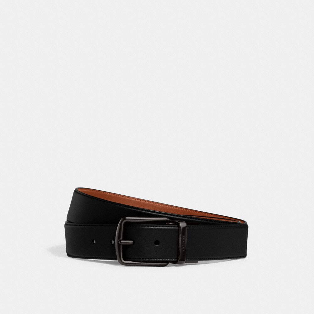 Cinturón COACH® Harness Buckle Cut To Size Reversible, 38 Mm Hombre Negras | COOKQ819