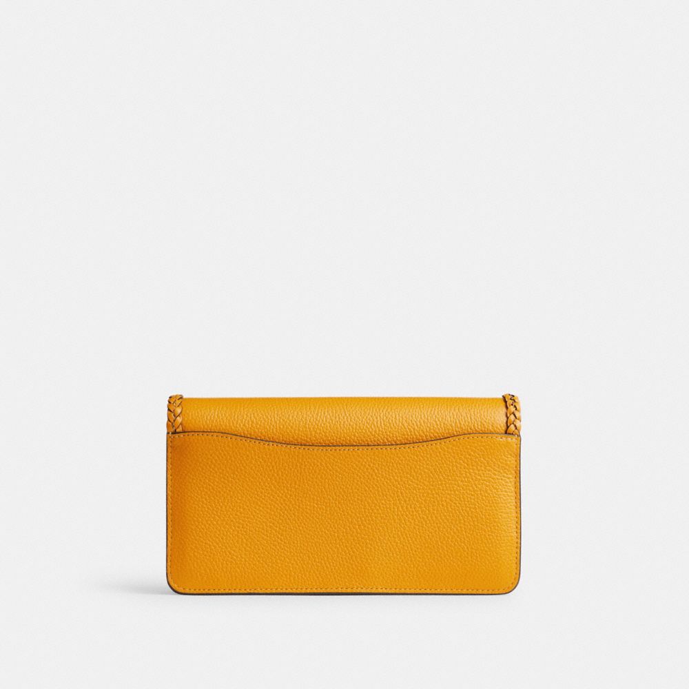 Clutch COACH® Tabby Chain With Braid Mujer Amarillo | COAHD318