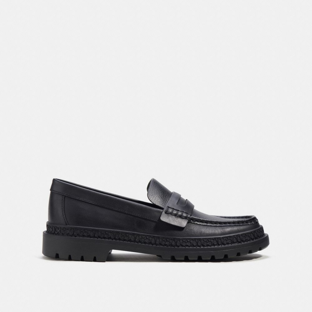 Loafer COACH® Cooper Hombre Negras | COKOD966