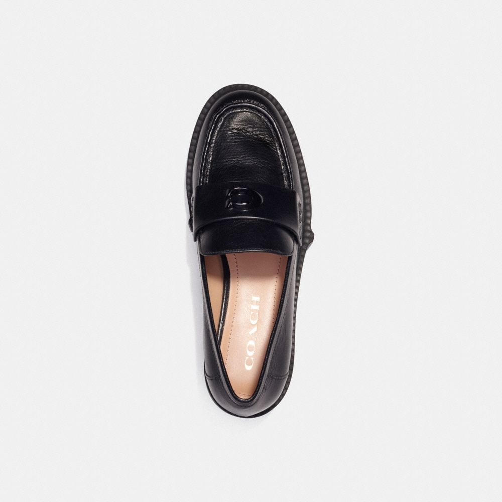 Loafer COACH® Leah Mujer Negras | COHAW739