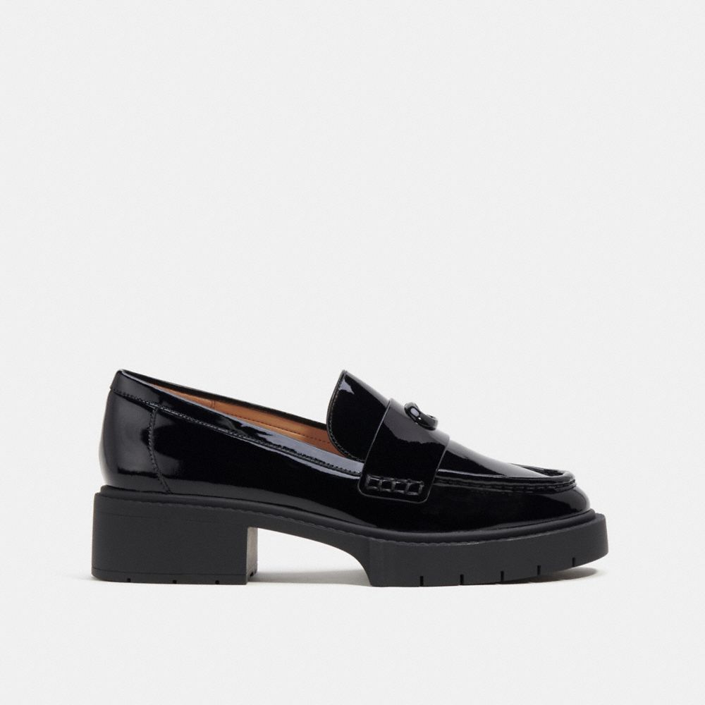 Loafer COACH® Leah Mujer Negras | COJPE740