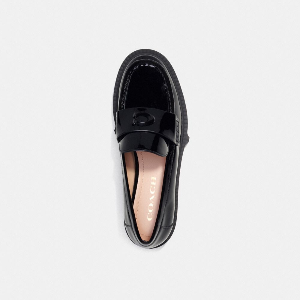 Loafer COACH® Leah Mujer Negras | COJPE740