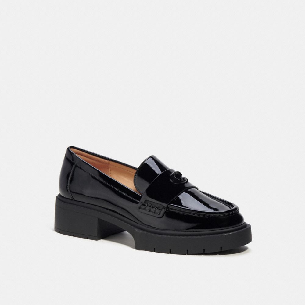 Loafer COACH® Leah Mujer Negras | COJPE740