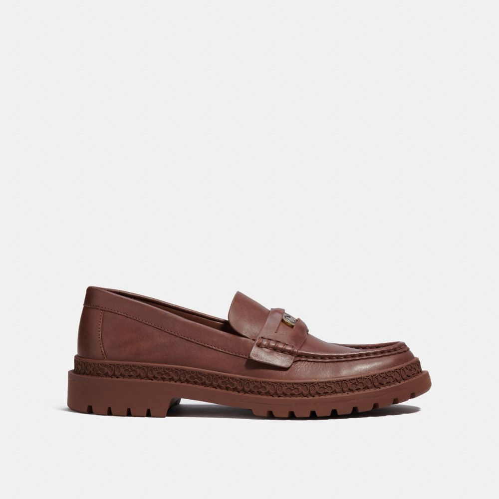 Loafer COACH® With Signature Coin Hombre Marrones | COCTO962