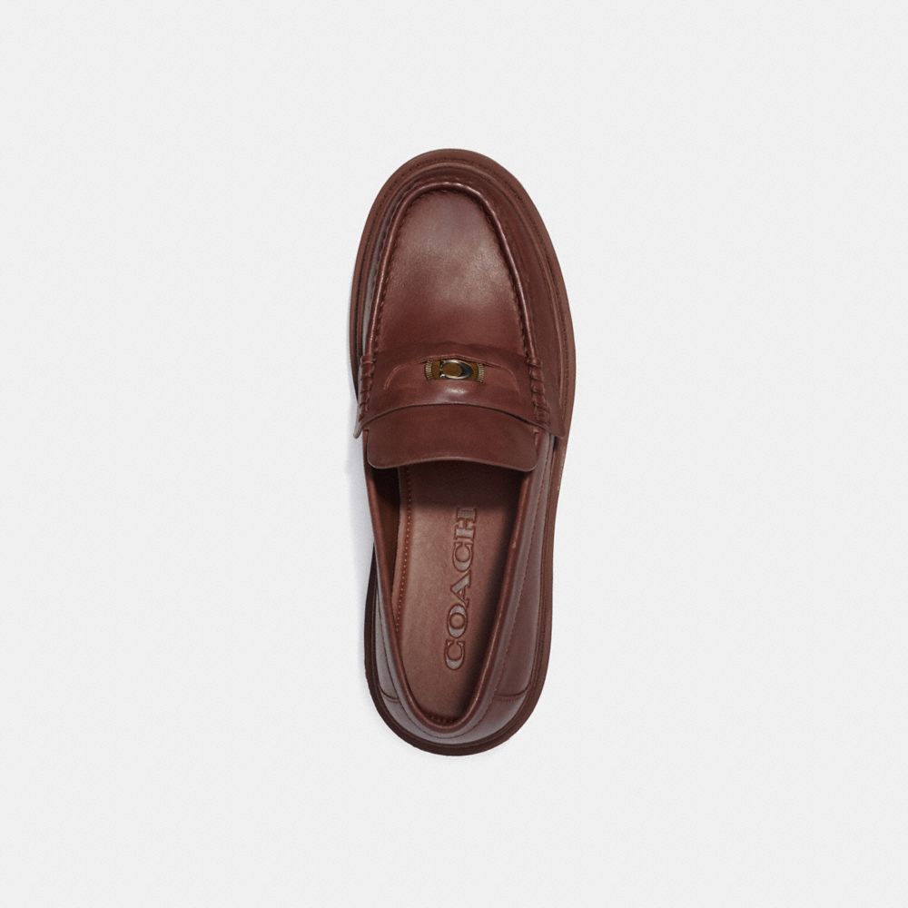 Loafer COACH® With Signature Coin Hombre Marrones | COCTO962