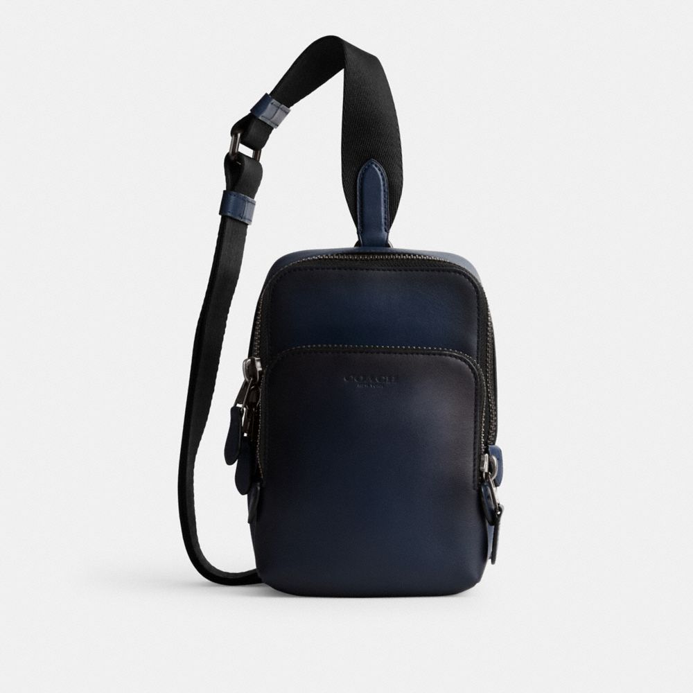 Mochila COACH® Gotham Sling Pack 13 Mujer Azules Oscuro | COILI367