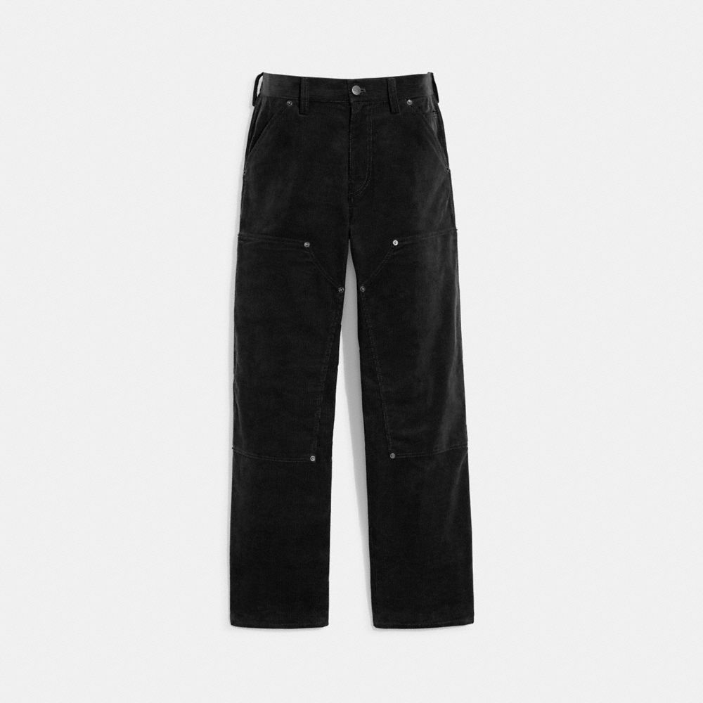 Pantalon COACH® Corduroy Hombre Negras | COZUD912