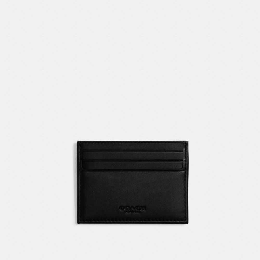 Porta Tarjetas COACH® In Signature Jacquard Hombre Gris Negras | COEBT877