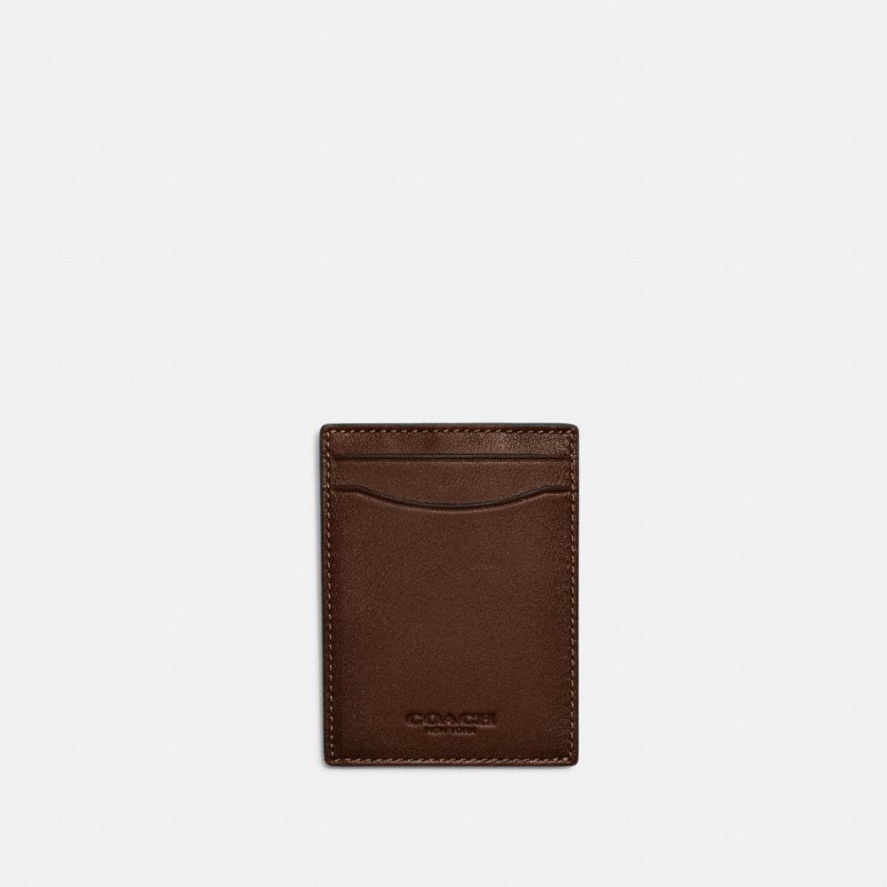 Porta Tarjetas COACH® Money Clip Hombre Cafe | COTCE875