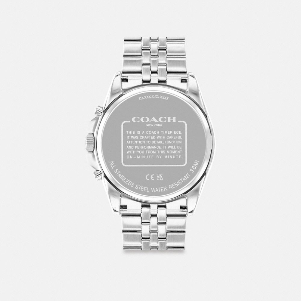 Reloj COACH® Greyson, 43 Mm Hombre Plateadas | COSGV787