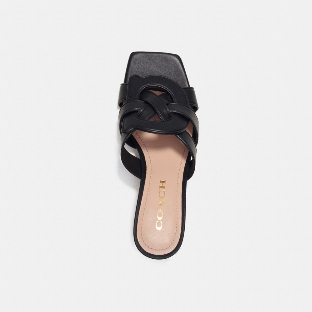 Sandalias COACH® Tillie Mujer Negras | CORVP720