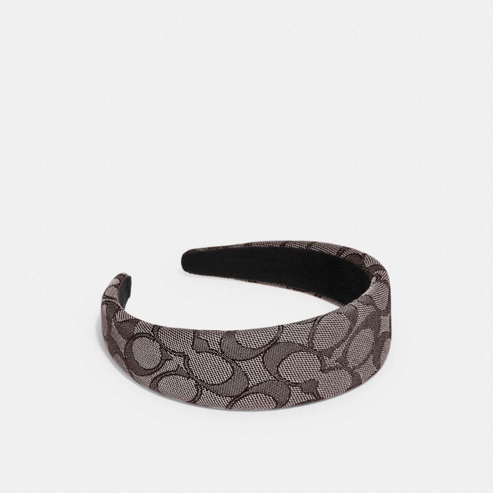 Sombrero COACH® Signature Headband Mujer Plateadas Gris | COMQB437