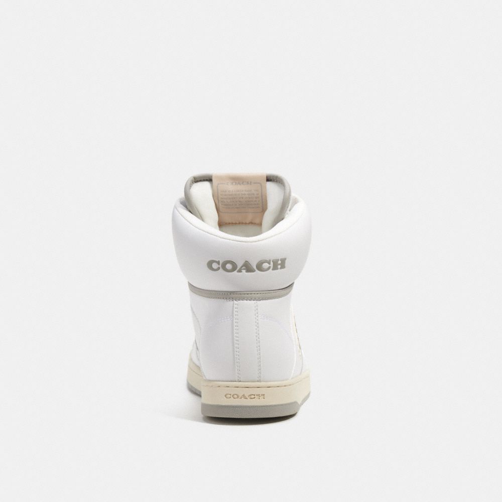 Tenis COACH® C202 High Top Hombre Blancas | COJPC948