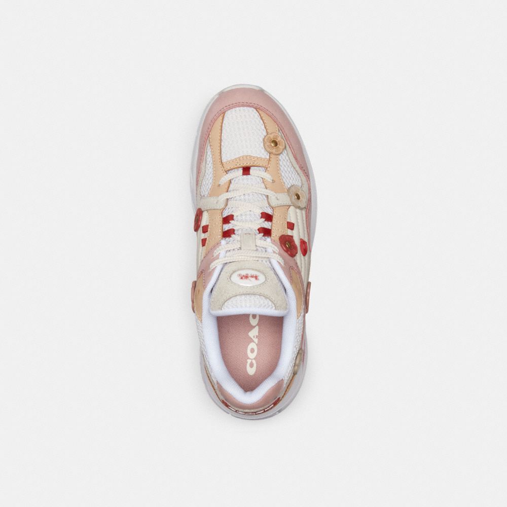 Tenis COACH® C301 With Tea Rose Mujer Rosas Claro | COLIC705