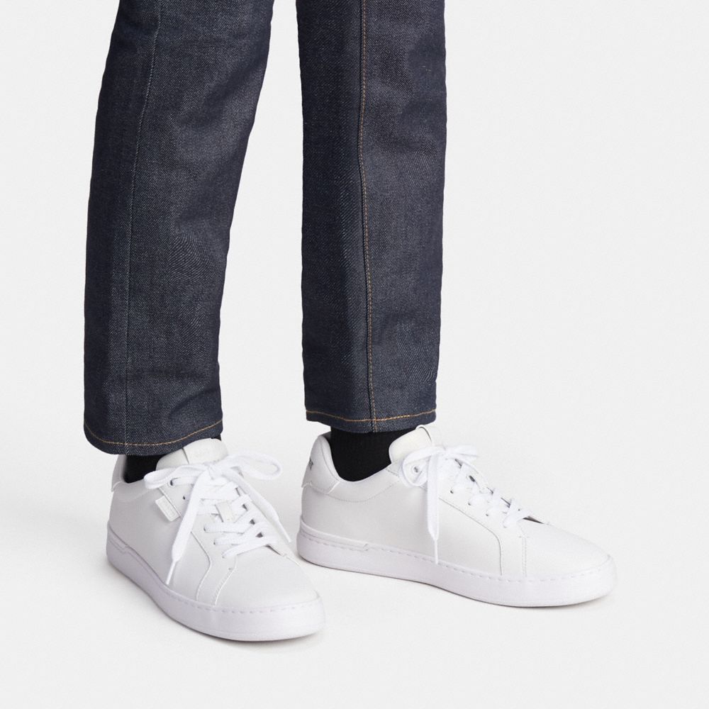 Tenis COACH® Lowline Low Top Hombre Blancas | COOKF940