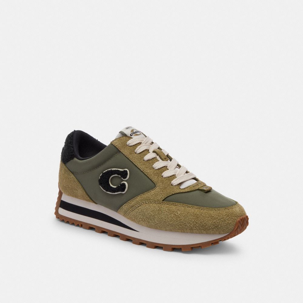 Tenis COACH® Runner Mujer Verde | CONWD696