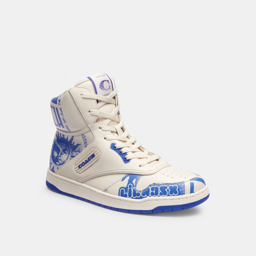 Tenis COACH® The Lil Nas X Drop C202 High Top Mujer Azules | COCTP693