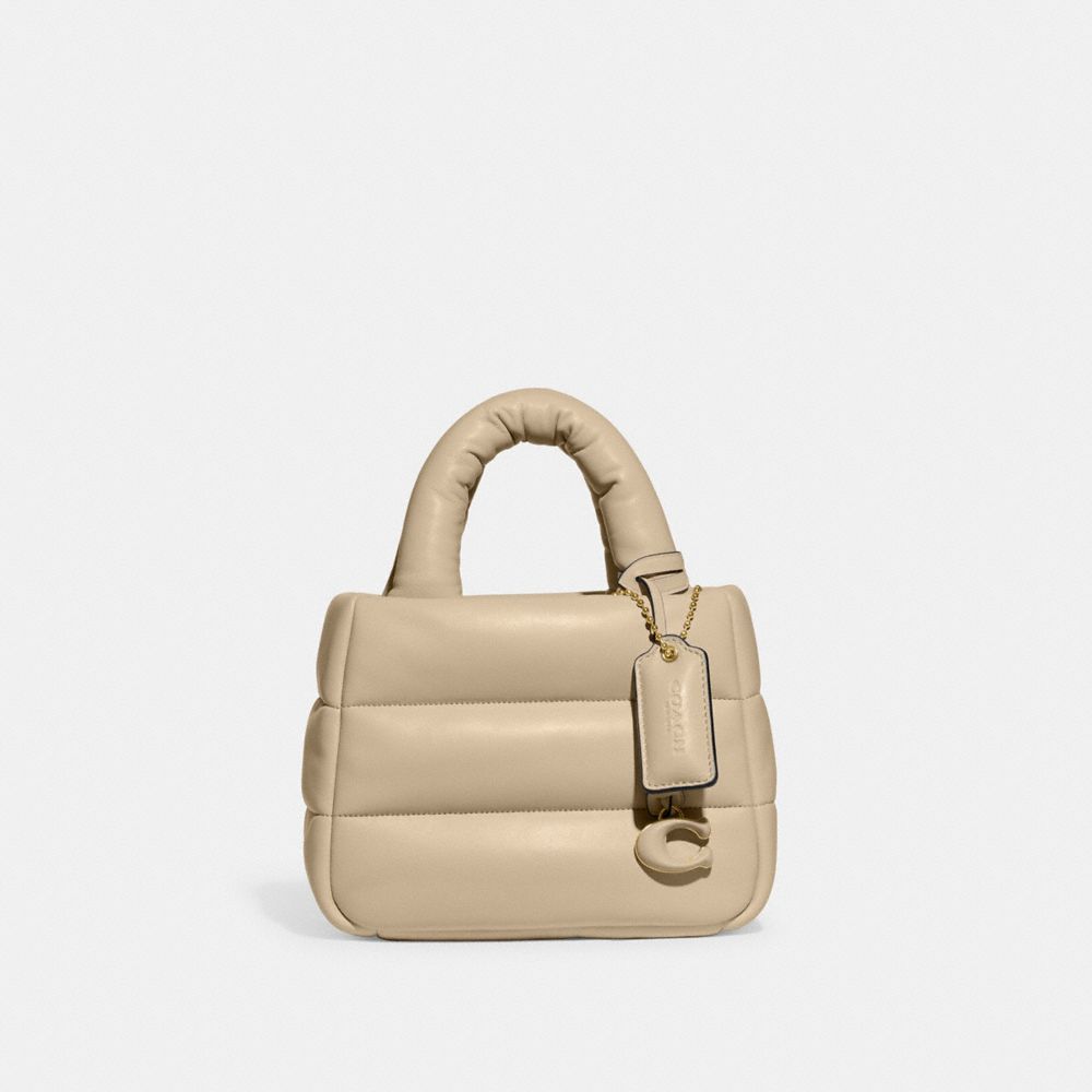 Tote COACH® Mini Pillow Mujer Blancas | COQMO152