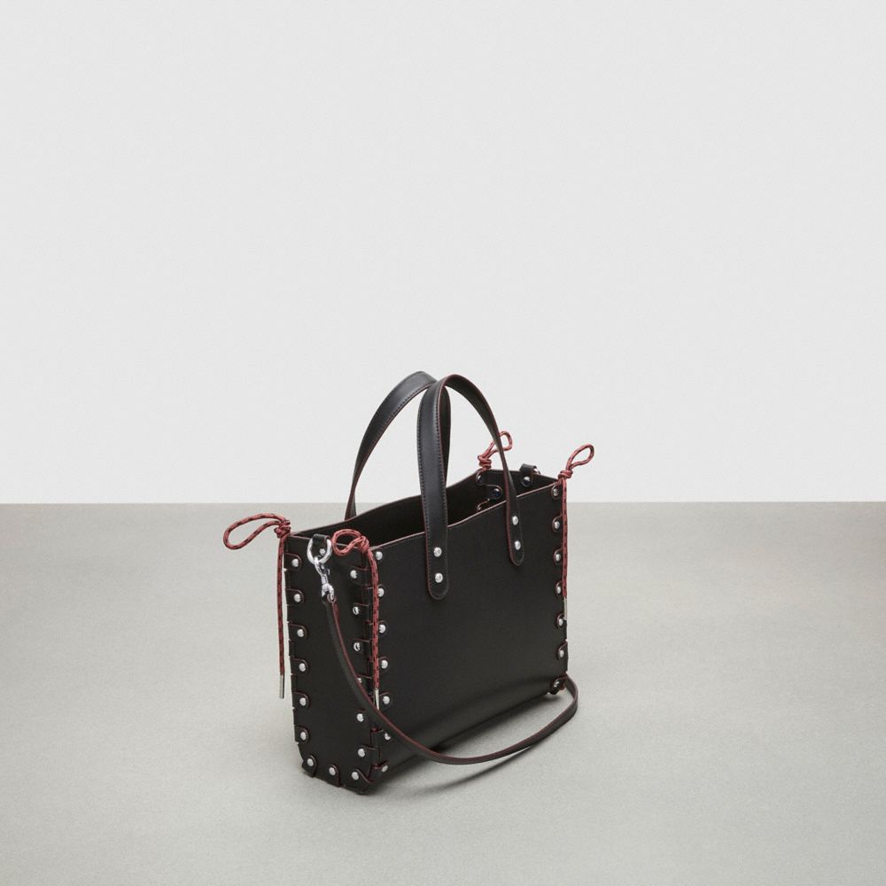 Tote COACH® The Re Laceable: Medium Mujer Negras | COAHN141