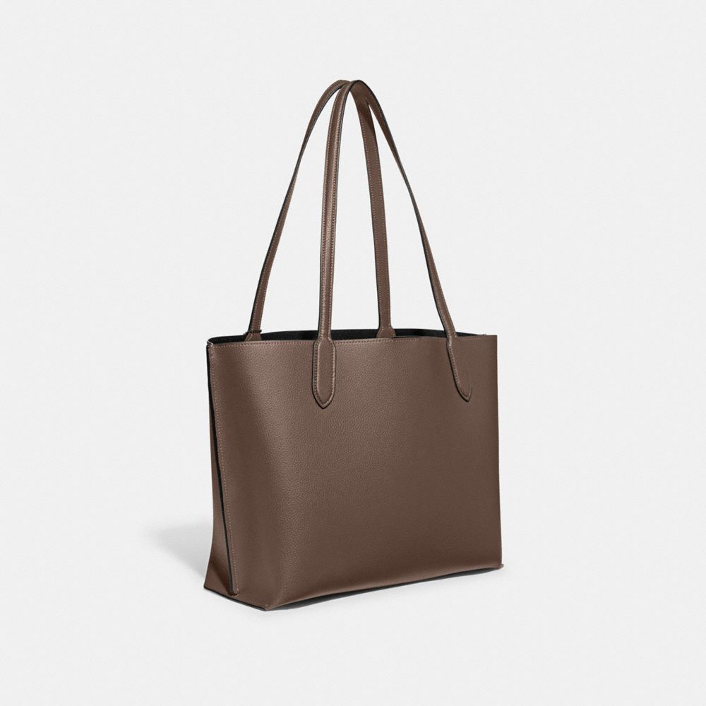 Tote COACH® Willow Mujer Gris Oscuro | CODFV139