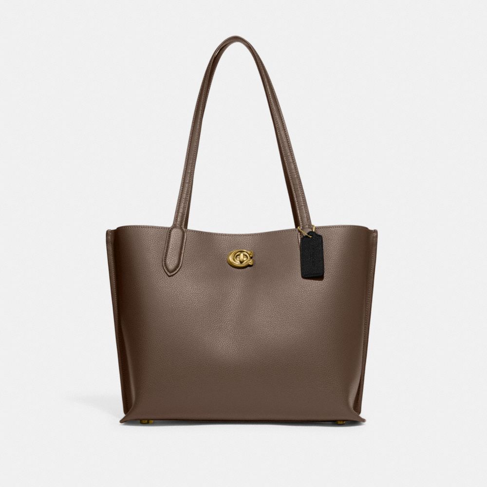 Tote COACH® Willow Mujer Gris Oscuro | CODFV139