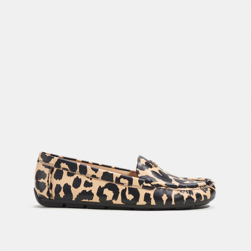 Zapatos Casuales COACH® Marley Driver With Leopard Print Mujer Leopardo | COXYK755